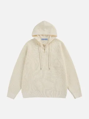 Aelfric Eden Basic Solid Waffle Hoodie