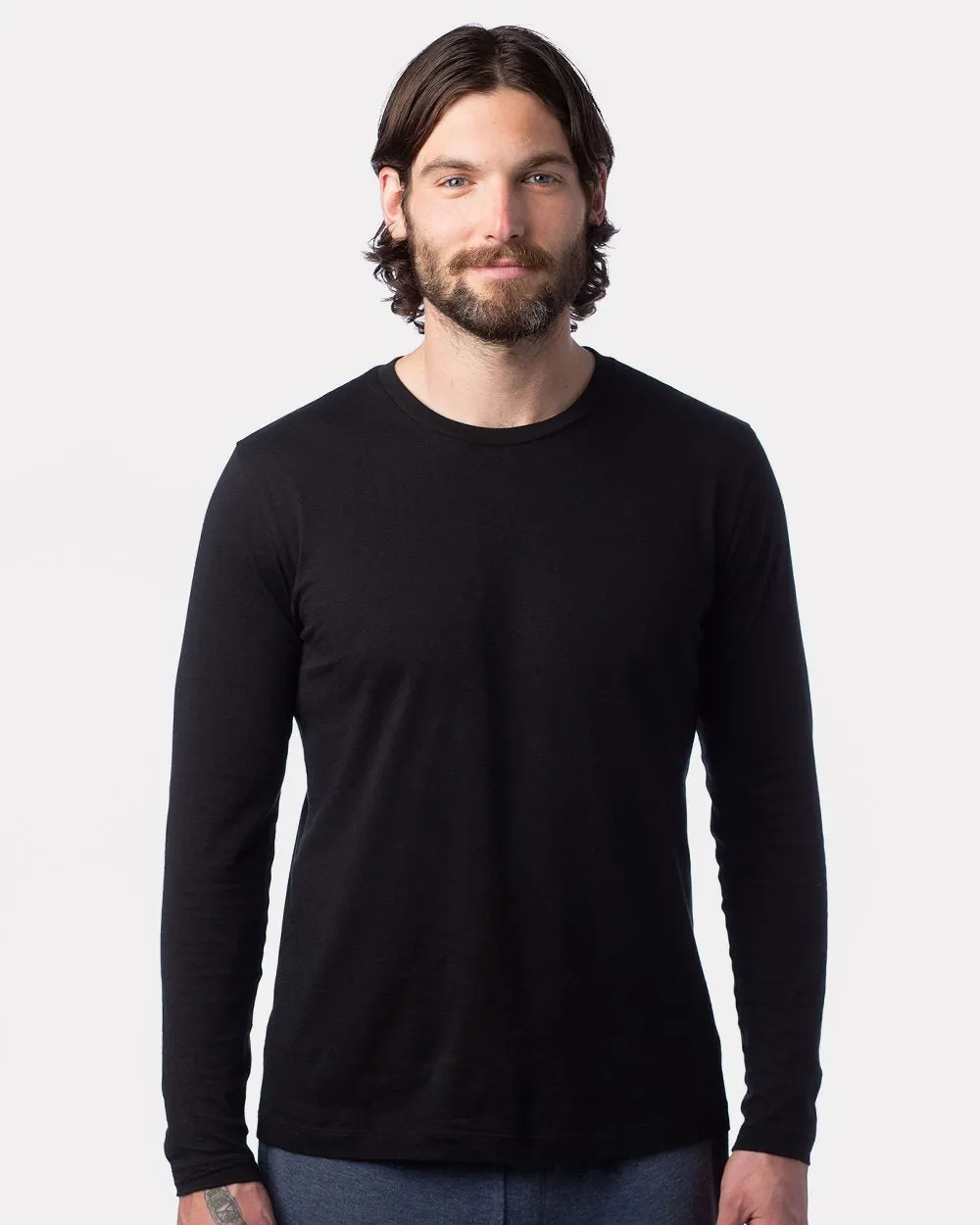 Alternative Men's Cotton Jersey Long Sleeve Go-To Tee