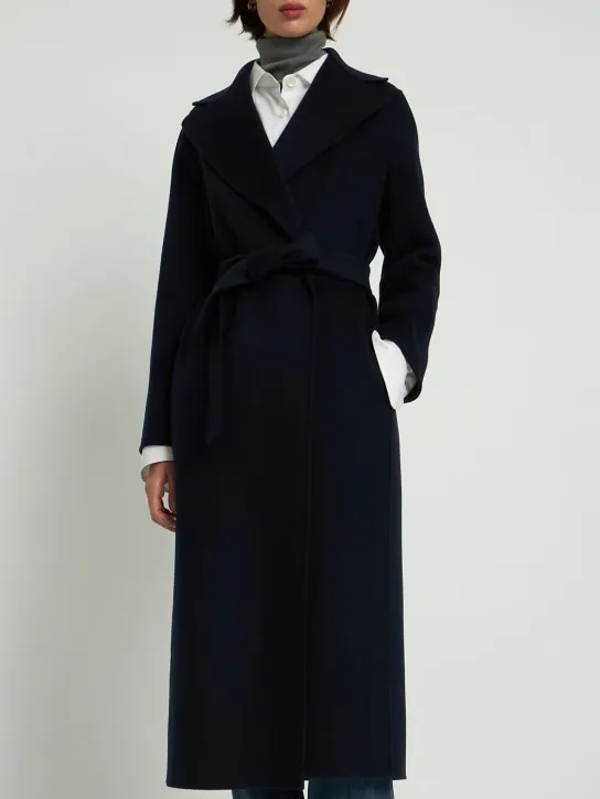&#x27;S Max Mara   Poldo double drap belted midi coat 