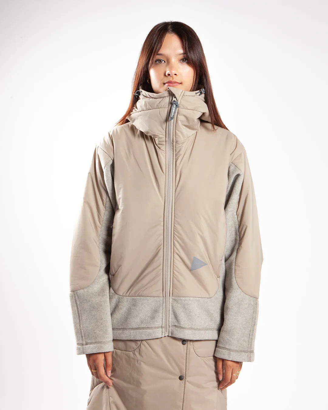 and wander Top Fleece Jacket Beige
