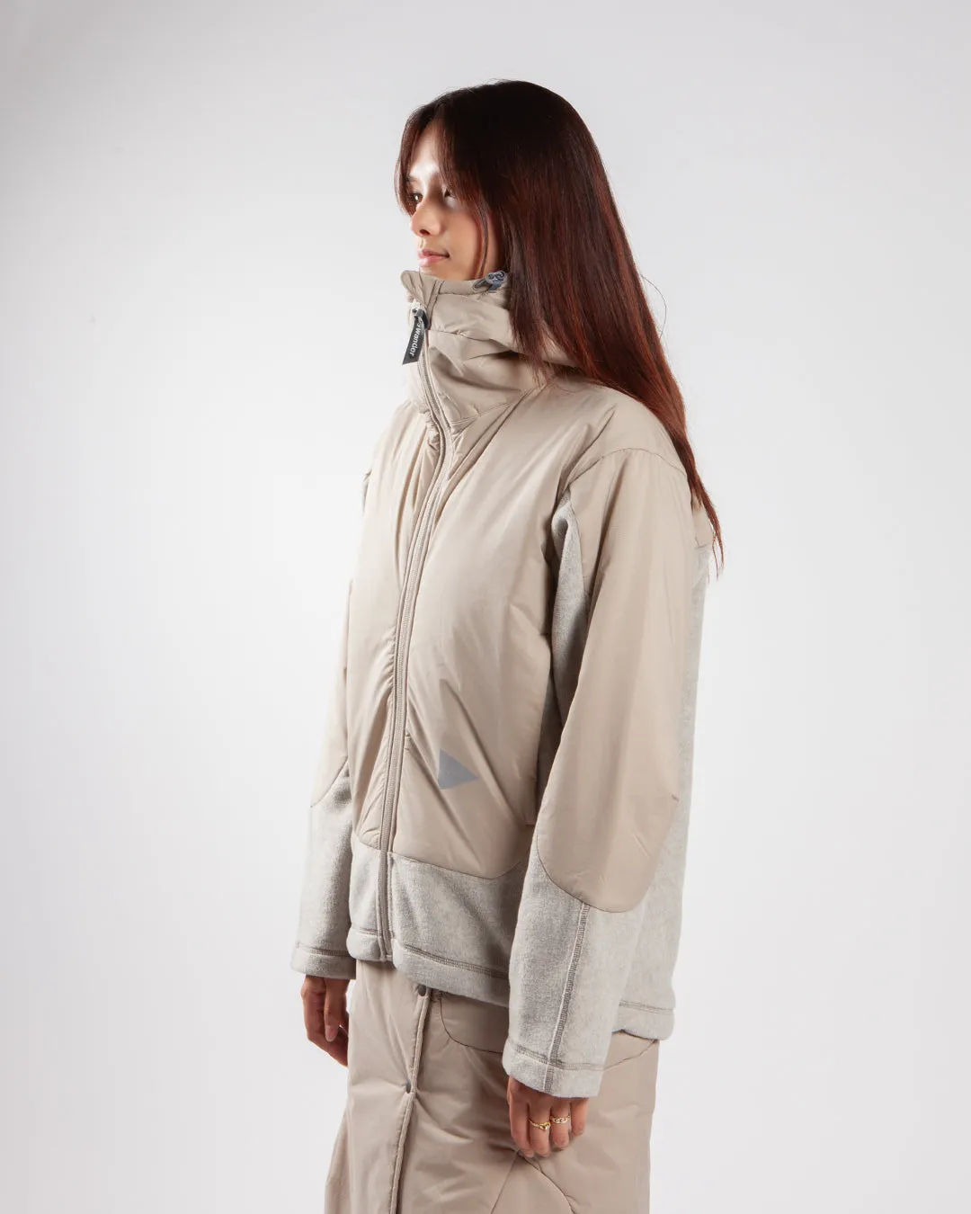 and wander Top Fleece Jacket Beige