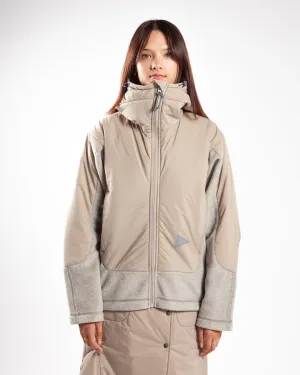 and wander Top Fleece Jacket Beige