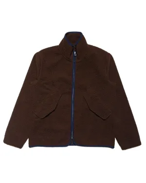 Another Aspect Another Fleece Jacket 1.0 Brown/Navy