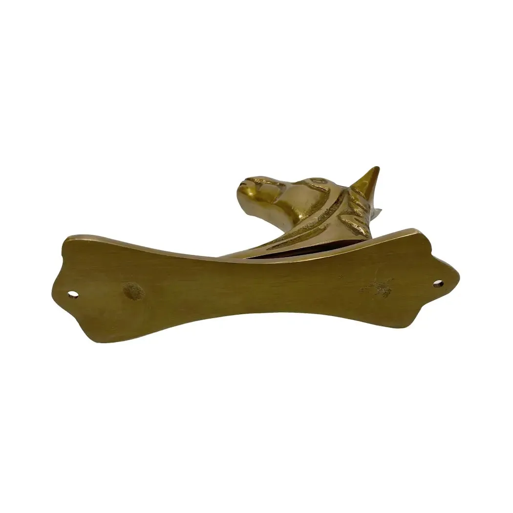 Antiqued Brass Horse Head Door Knocker