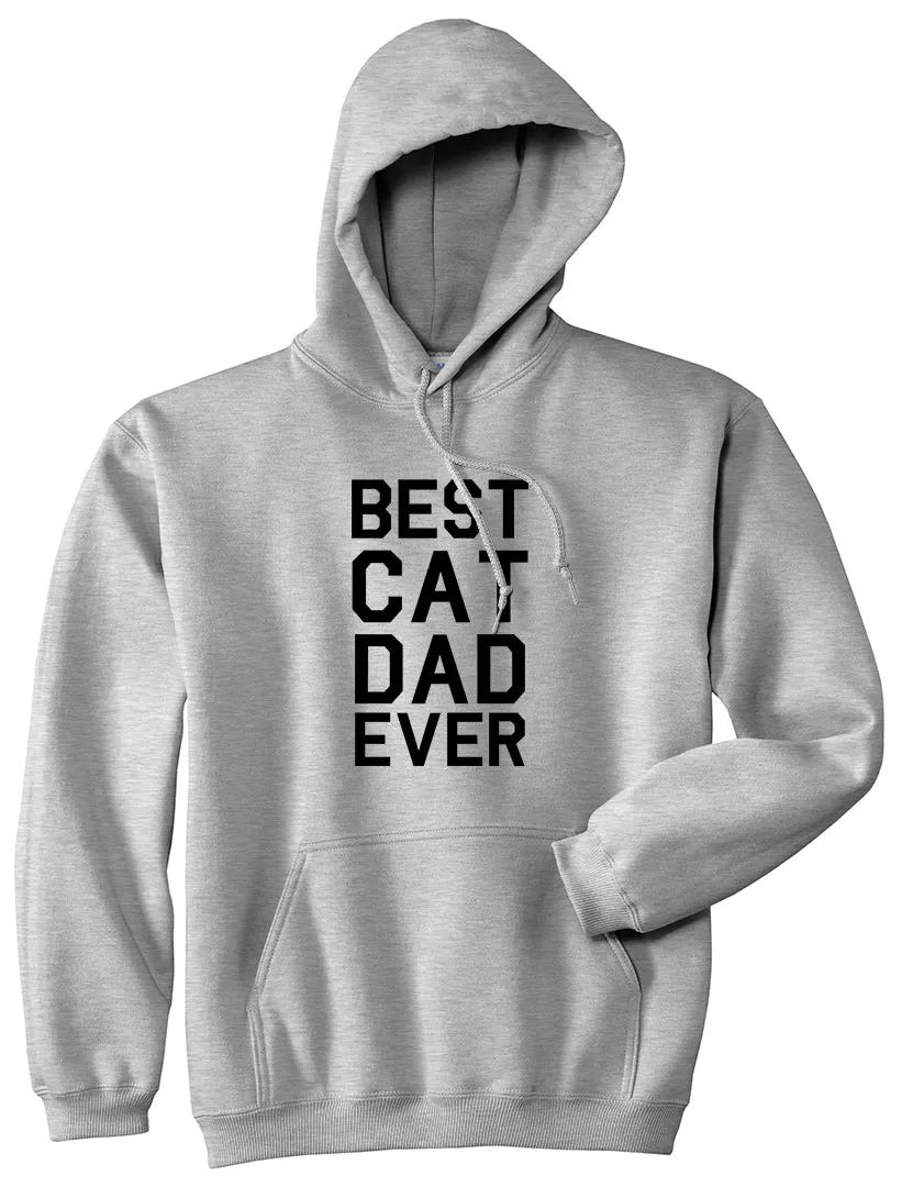 Best Cat Dad Ever Mens Pullover Hoodie
