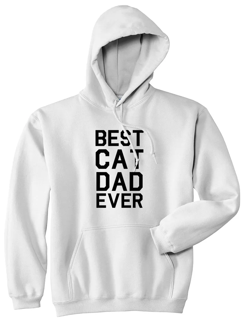 Best Cat Dad Ever Mens Pullover Hoodie
