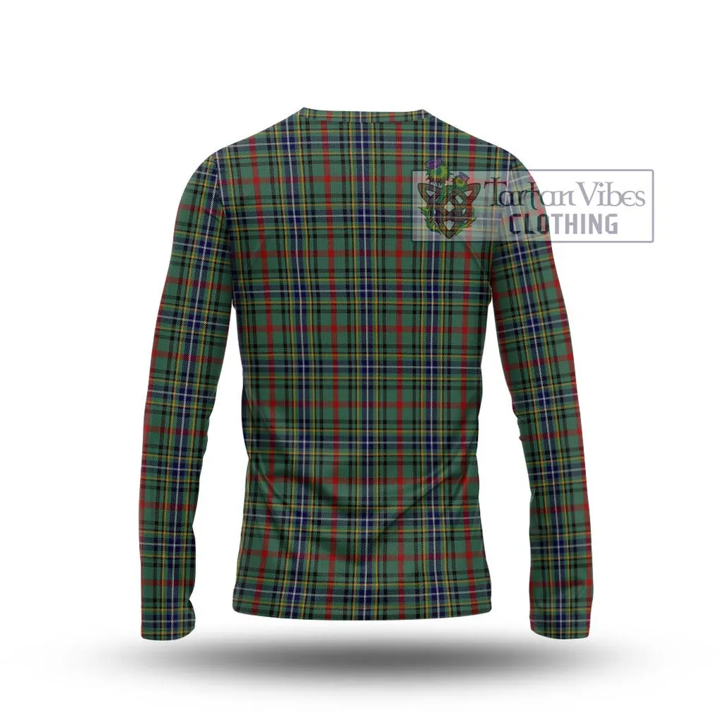 Bisset Tartan Long Sleeve T-Shirt with Family Crest DNA In Me Style