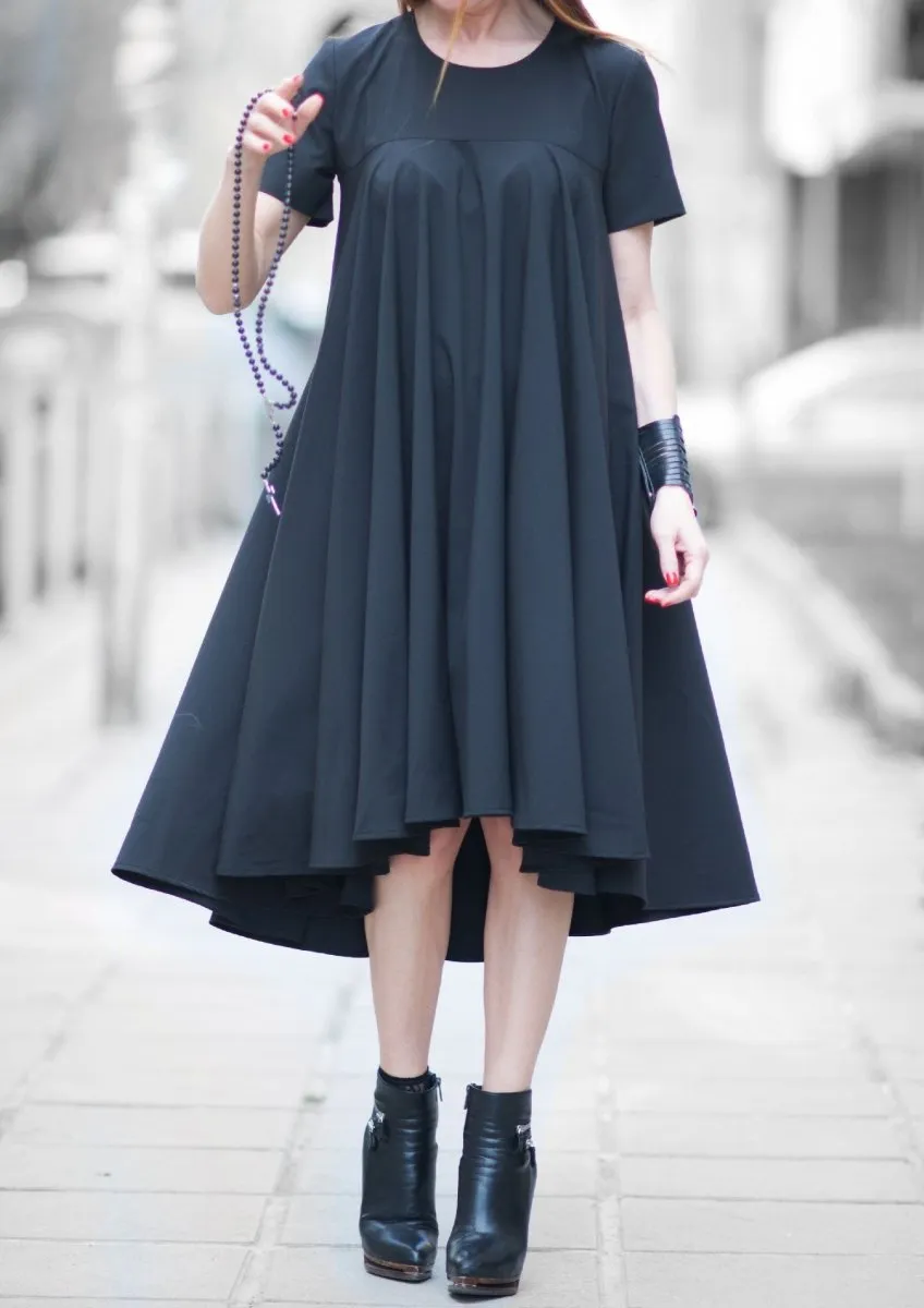 Black Summer Maxi Dress KOSARA