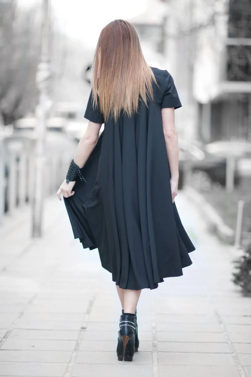 Black Summer Maxi Dress KOSARA