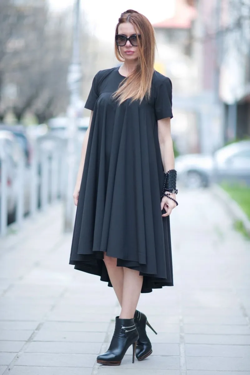 Black Summer Maxi Dress KOSARA