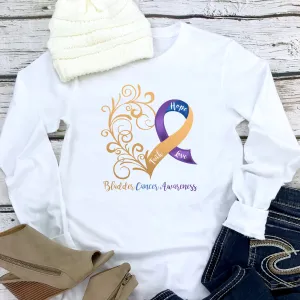 Bladder Cancer Awareness Long Sleeve T-Shirt
