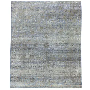 Blue Alchemy Transitional Silk Rug - 8'8" x 11'4"