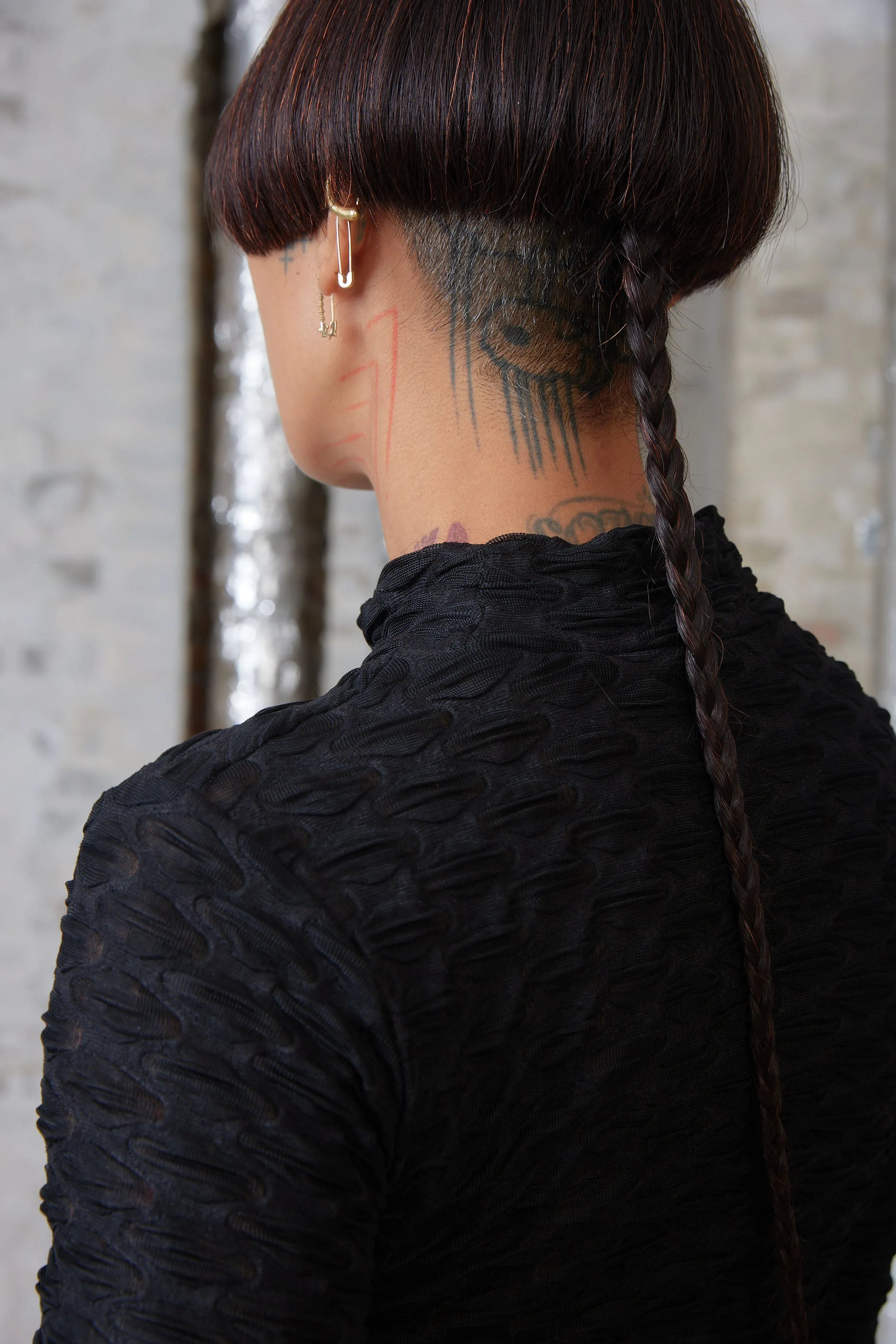 Bubble Wrap Dress - Black