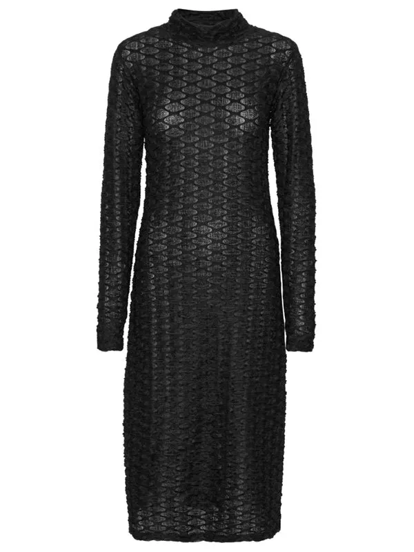Bubble Wrap Dress - Black