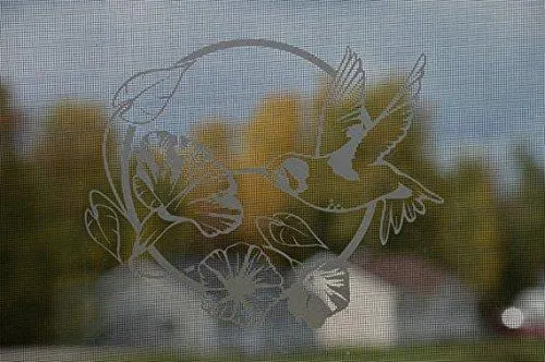 Buck Hunting DIY Etched Glass Vinyl Privacy Film Glass
