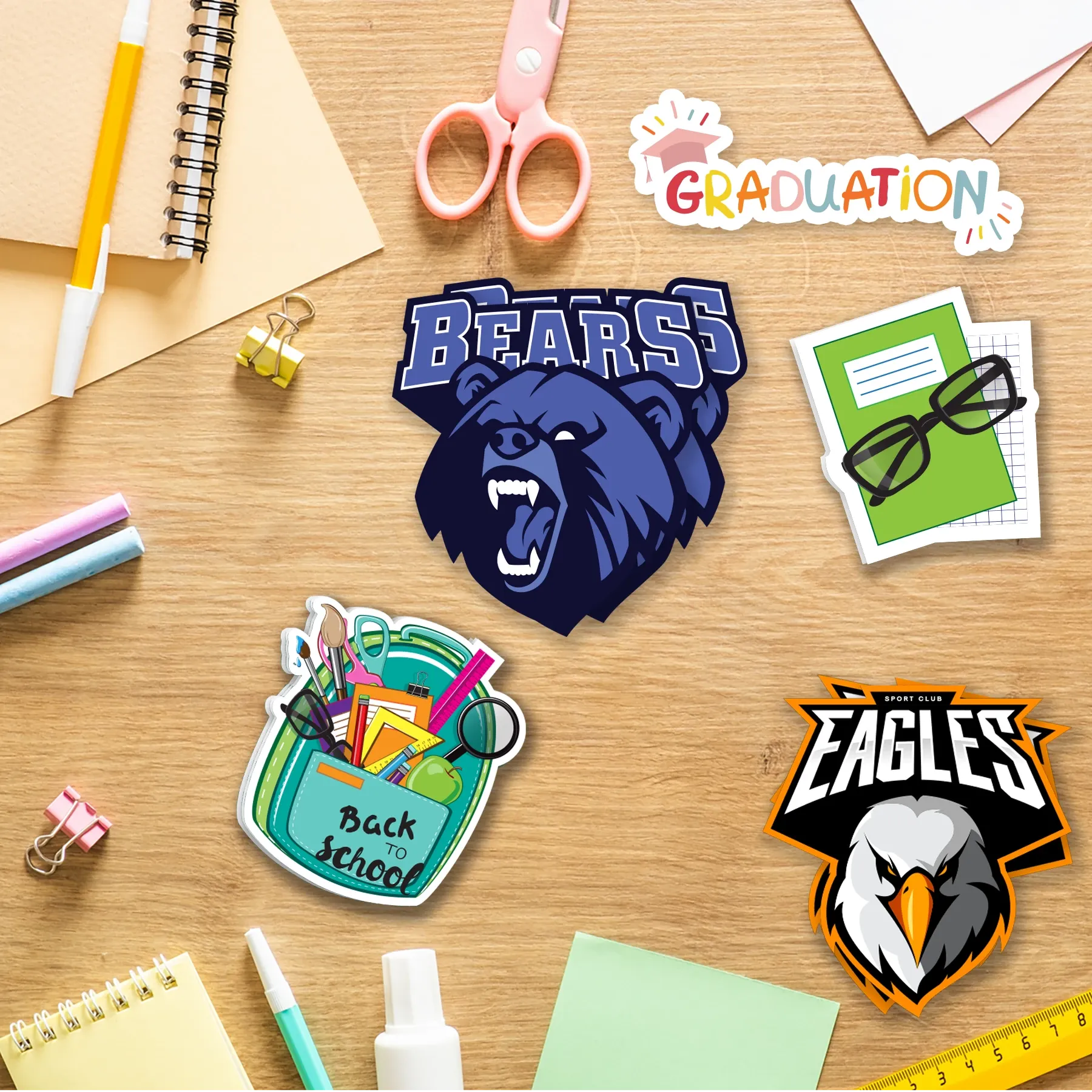 Custom School Stickers