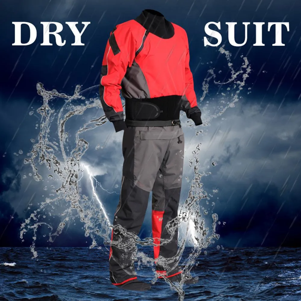 Dry Suit Whitewater Kayak Drysuit Waterproof Men Women for Mud ATV & UTV Rider Activities Adventures Hunting Fishing Wading Gear
