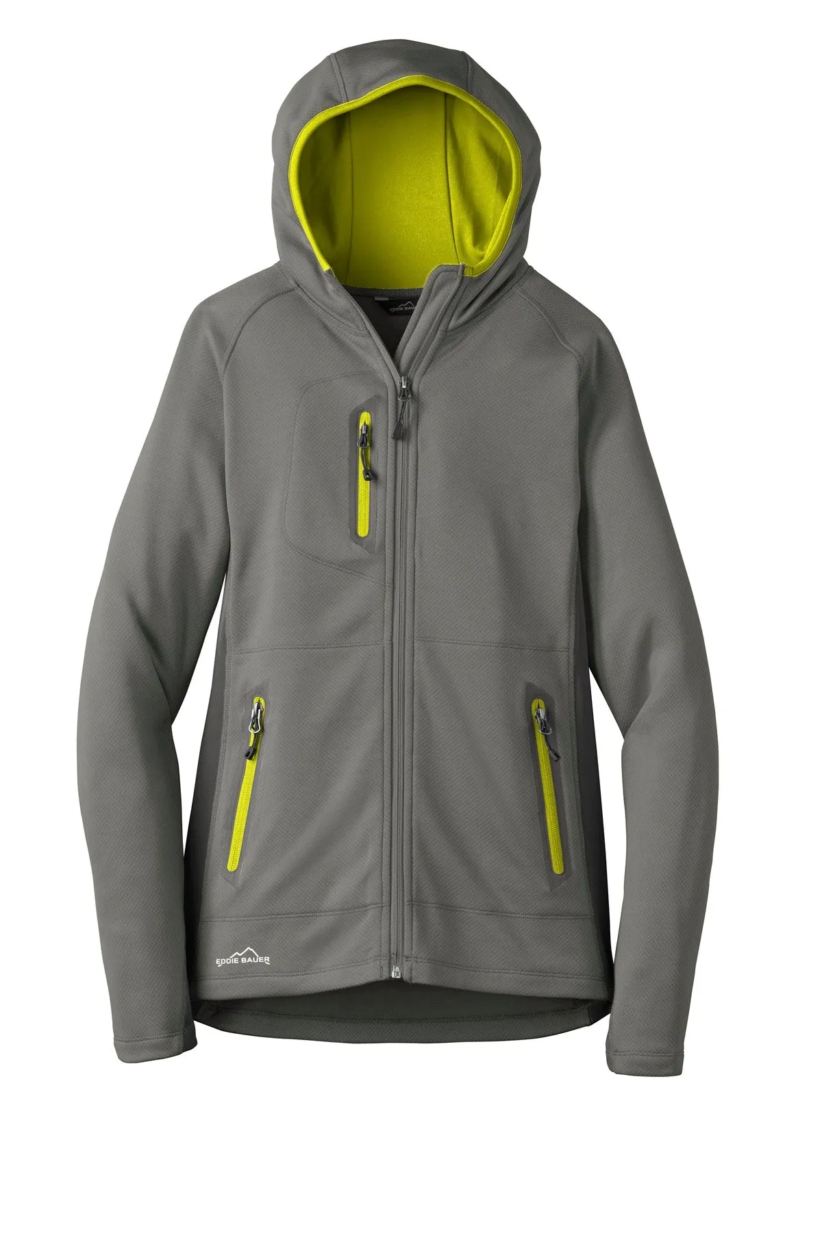 Eddie Bauer Ladies Sport Hooded Full-Zip Fleece Jacket. EB245