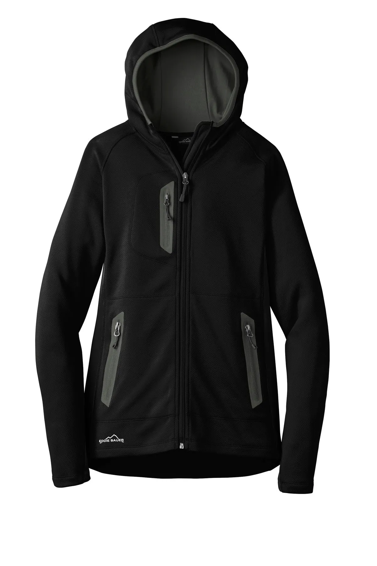 Eddie Bauer Ladies Sport Hooded Full-Zip Fleece Jacket. EB245