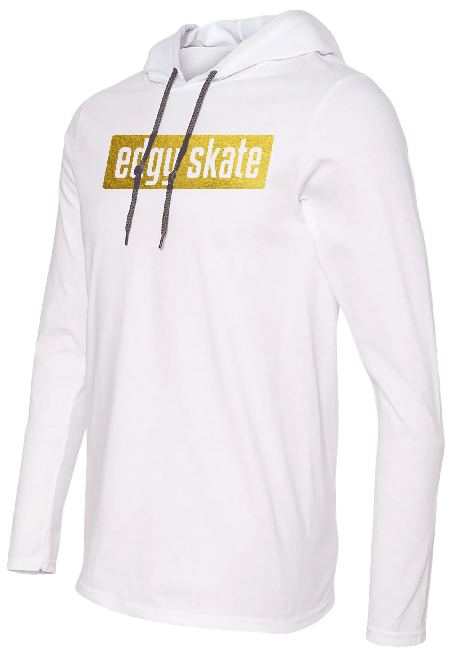 edgy skate long sleeve hoodie t-shirt