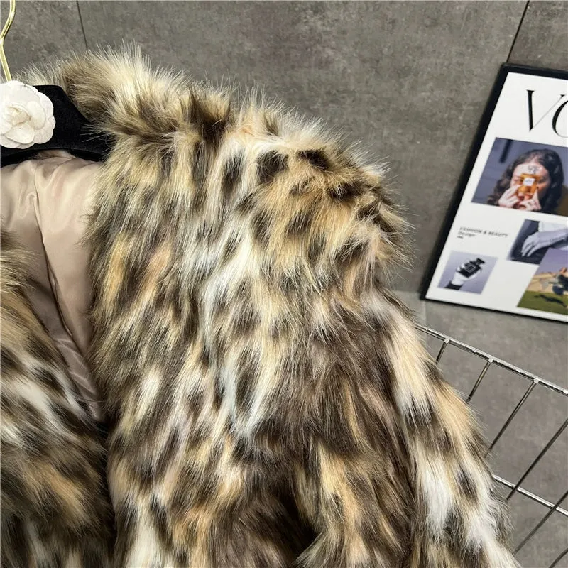 Faux Mink Short Coat