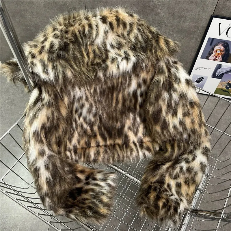 Faux Mink Short Coat