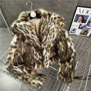 Faux Mink Short Coat