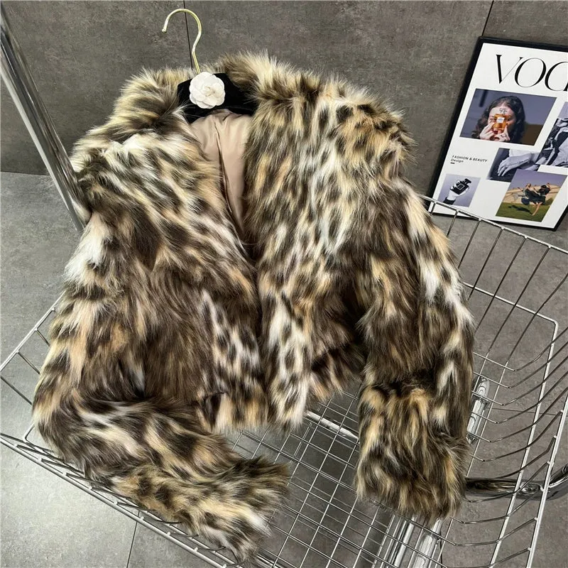 Faux Mink Short Coat