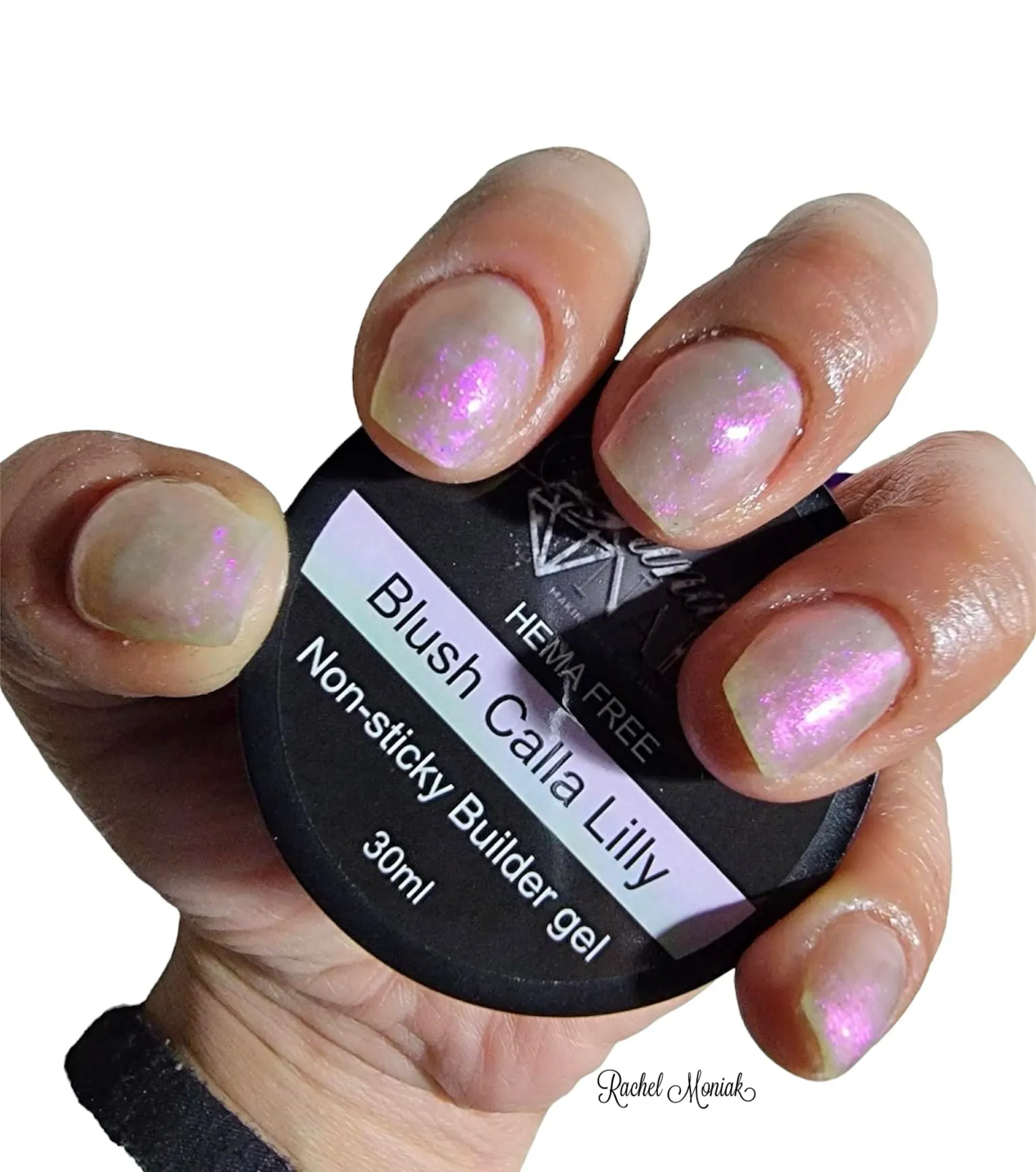 Flower Glitter Collection - Non Sticky 3D Builder Gel in a Pot