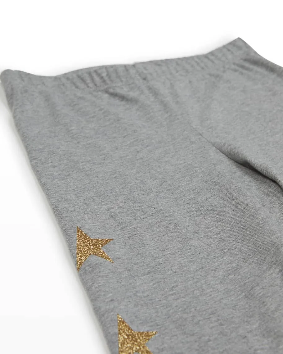 Girls' Star Leggings, Sizes 4-10 Golden Goose