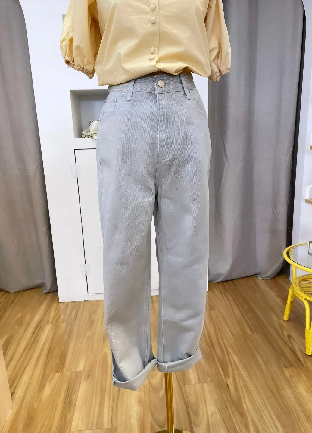 Grey jeans