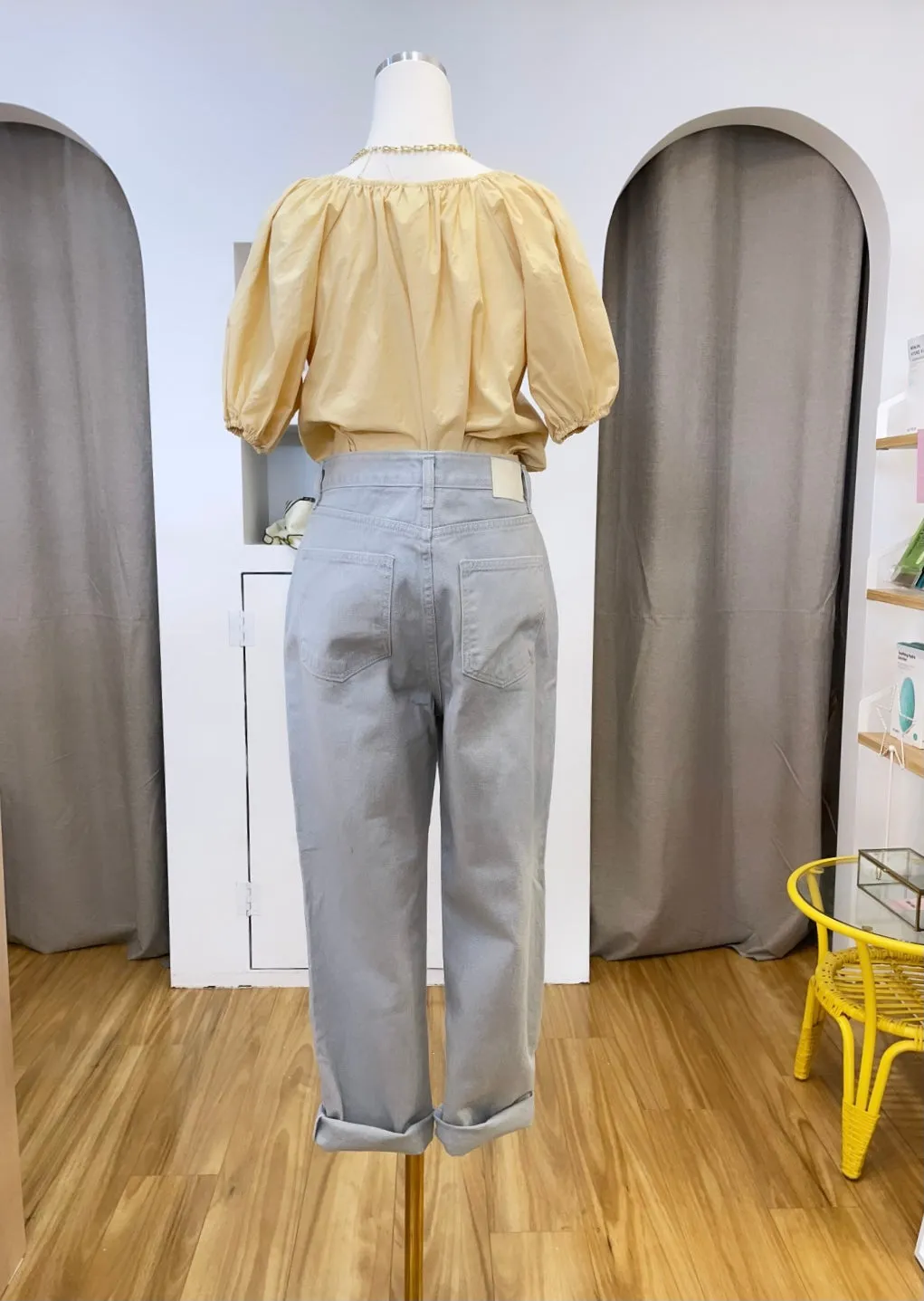 Grey jeans