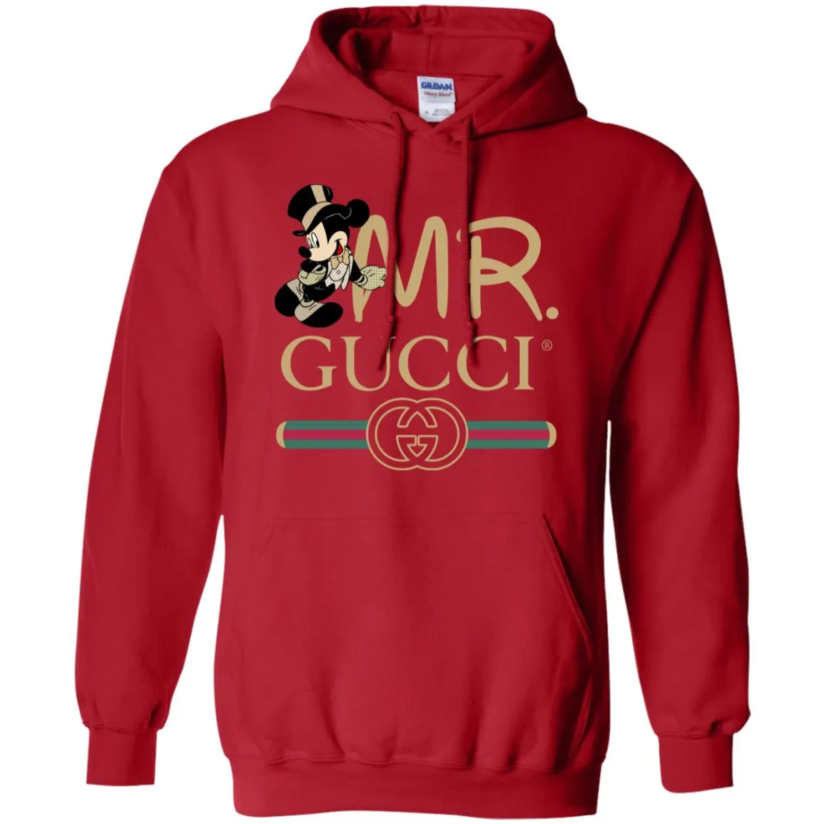 Gucci Couple Disney Mickey Valentine's Day T-shirt Pullover Hoodie Sweatshirt