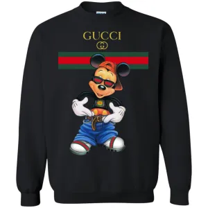 Gucci Logo Mickey Gift Trending T-shirt Crewneck Pullover Sweatshirt