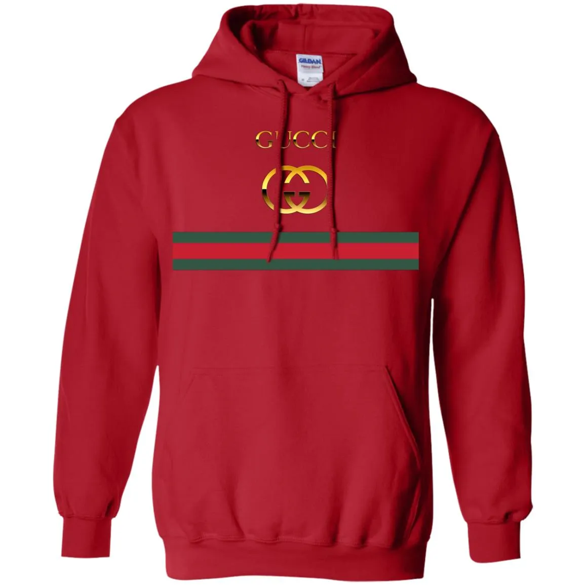 Gucci Logo Vintage Pullover Hoodie Sweatshirt