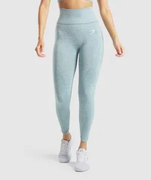 Gymshark Vital Rise Leggings - Light Green Marl