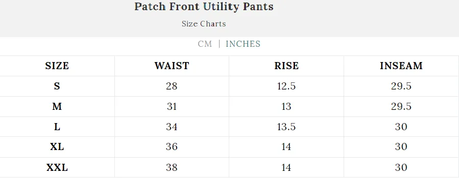 Hijulez Patch Front Utility Pants (Off-White)