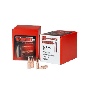Hornady .22 cal 55gr SP SX Projectiles