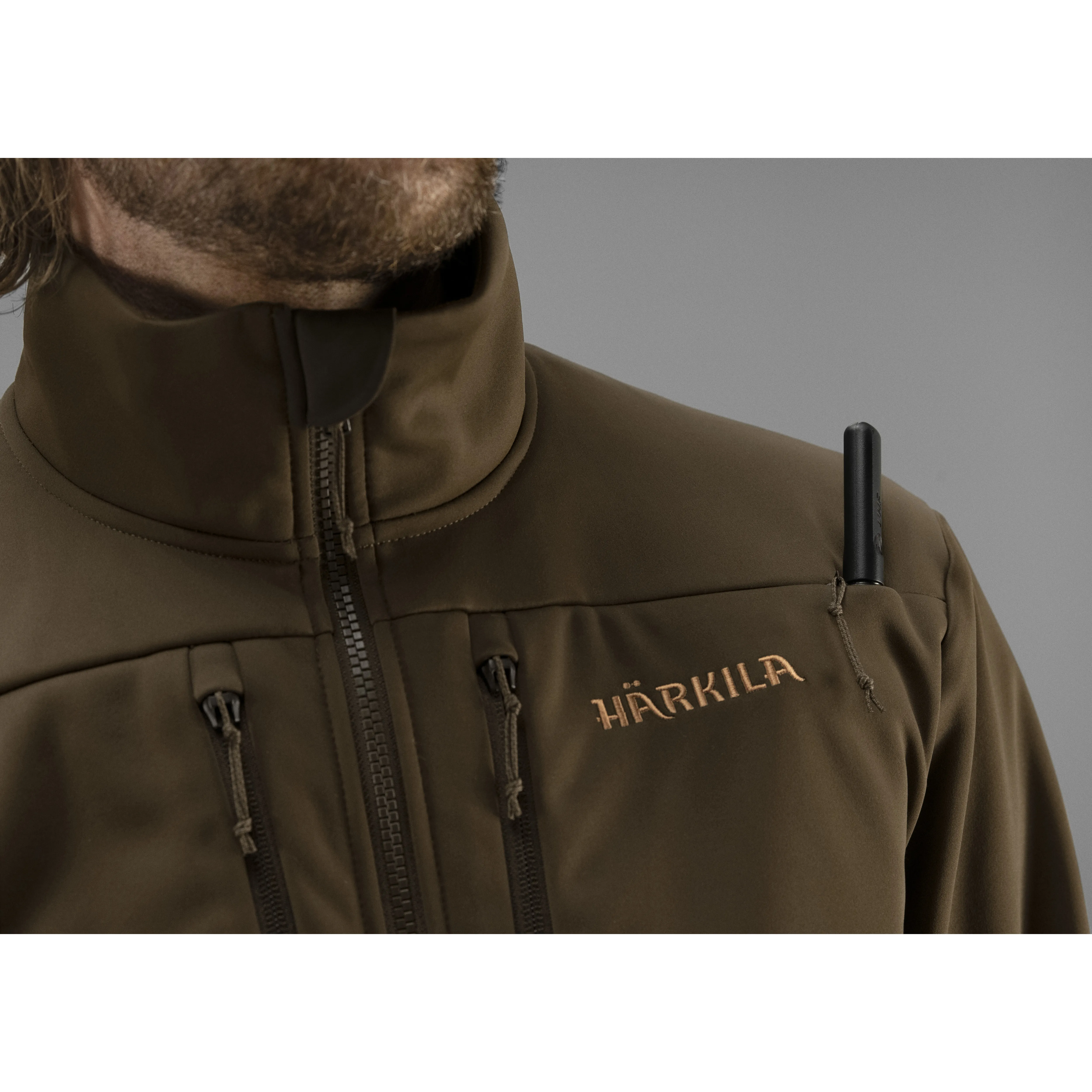 Härkila Men&#x27;s Mountain Hunter Pro WSP Fleece Jacket Hunting Green/Shadow Brown | Buy Härkila Men&#x27;s Mountain Hunter Pro WSP Fleece Jacket Hunting Green/Shadow Brown here | Outnorth
