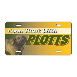 Hunt With Plotts License Plate