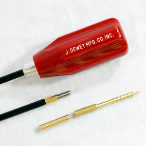 J Dewey Nylon Coated Cleaning Rod 36 Inch - .22 Cal & Up