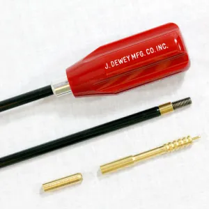 J Dewey Nylon Coated Cleaning Rod 38 Inch - .20 Cal & Up
