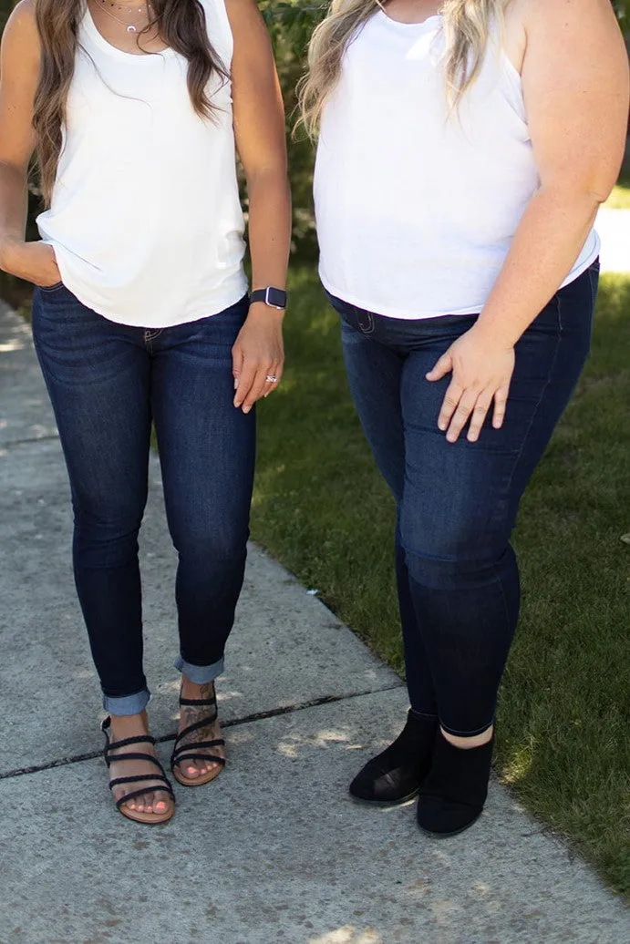 KanCan Dark Naomi Skinny Jeans (0-22)