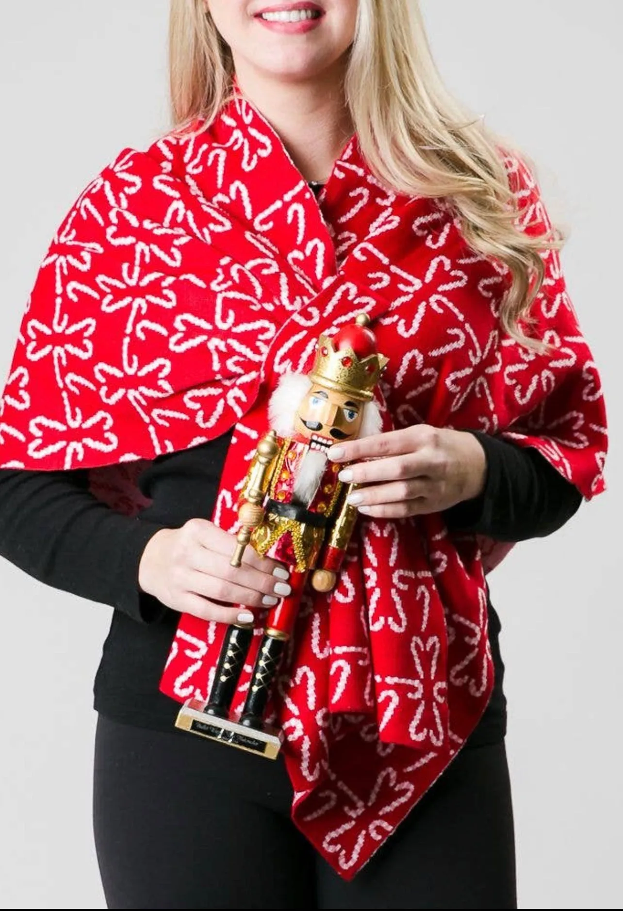 Katie Keyhole Candy Cane Wrap