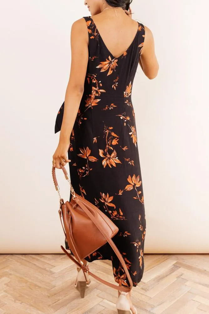 Kelly Floral Wrap Dress