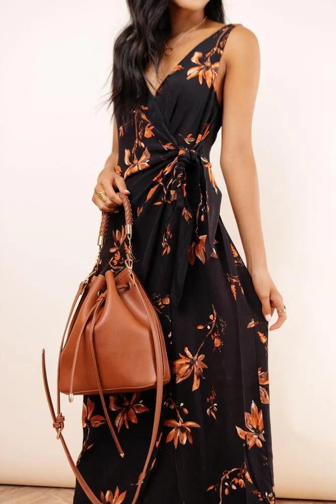 Kelly Floral Wrap Dress