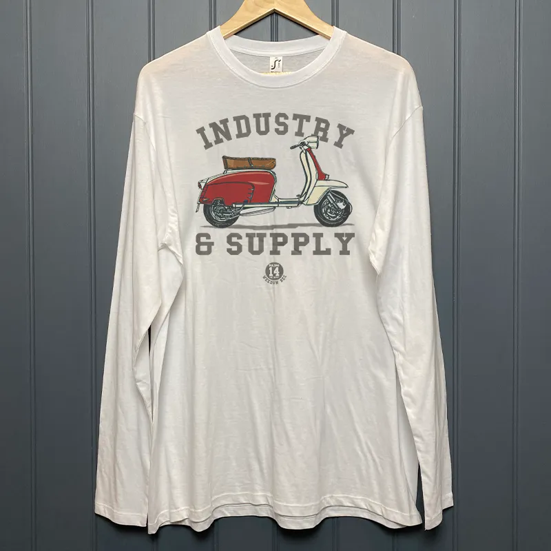 LAMBRETTA UTILITY LONG SLEEVE T-SHIRT
