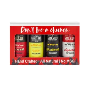 Lanes Small 4 Rub Gift Pack - Chicken Themed
