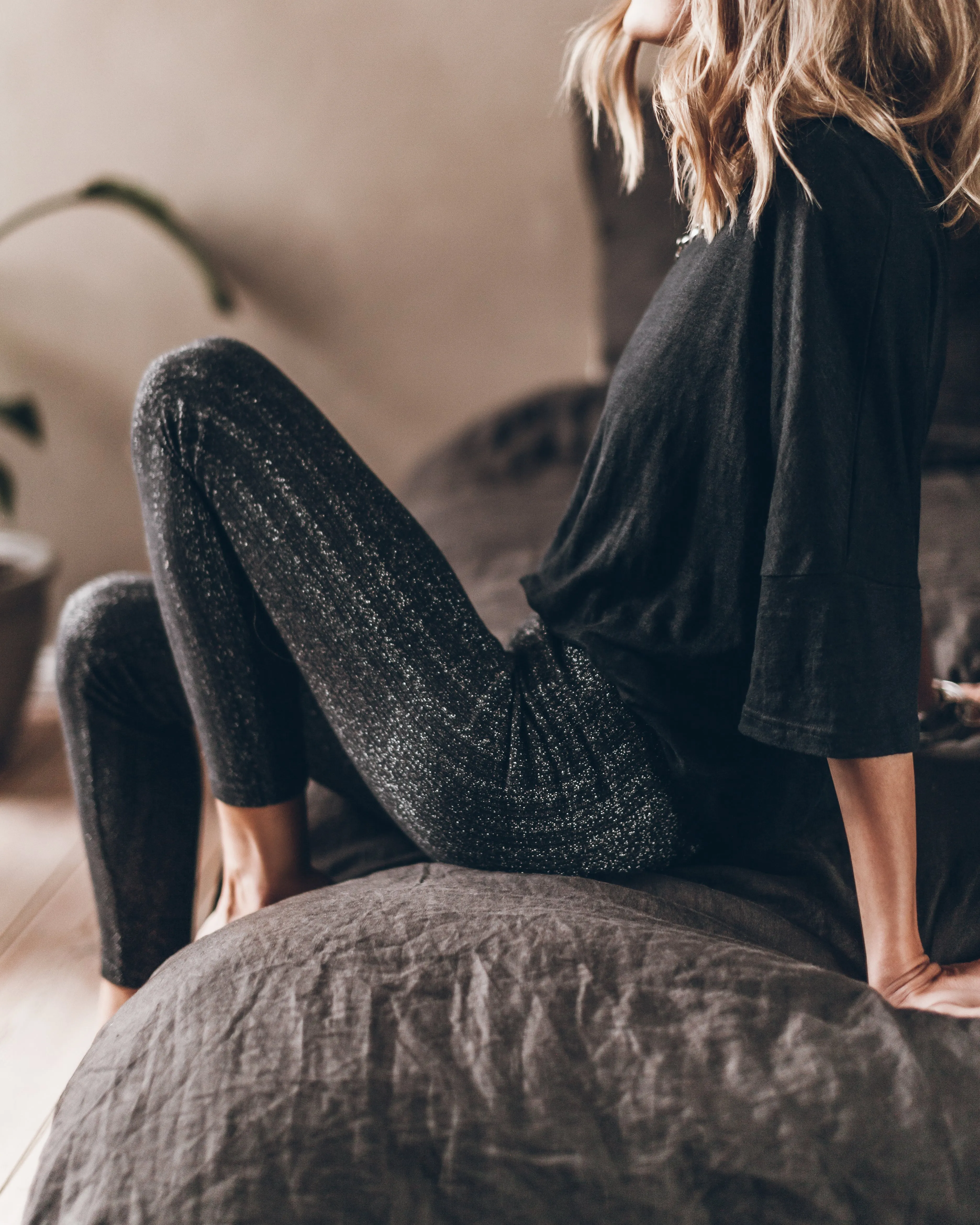 Legging The Sparkly Ribbed