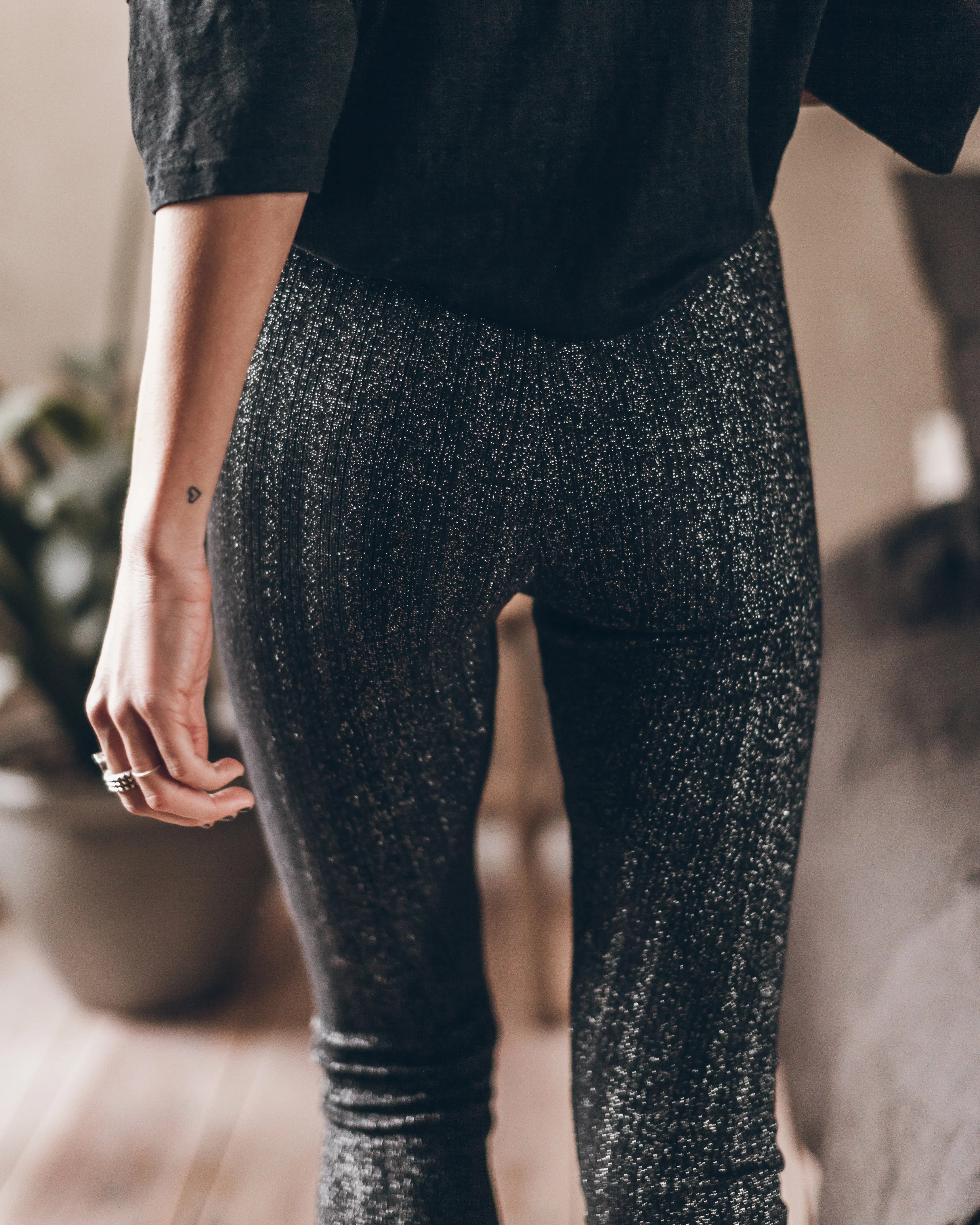 Legging The Sparkly Ribbed